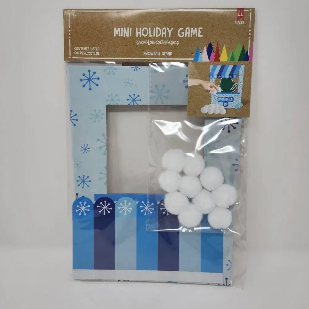 Holiday Helper Elf Snowball Stand Prop